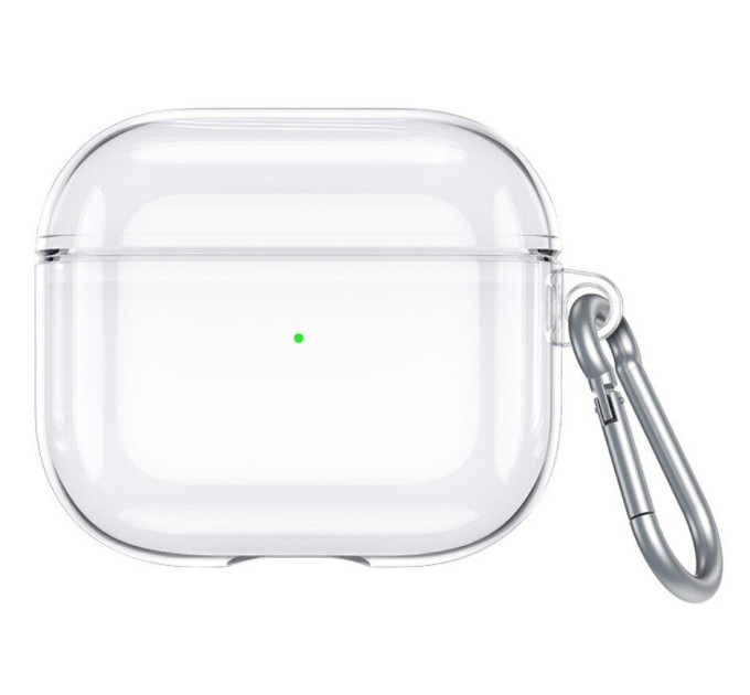 Usams Чохол Usams US-BH740 Silicon для Apple AirPods 3 Transparent Black (BH740AP02)
