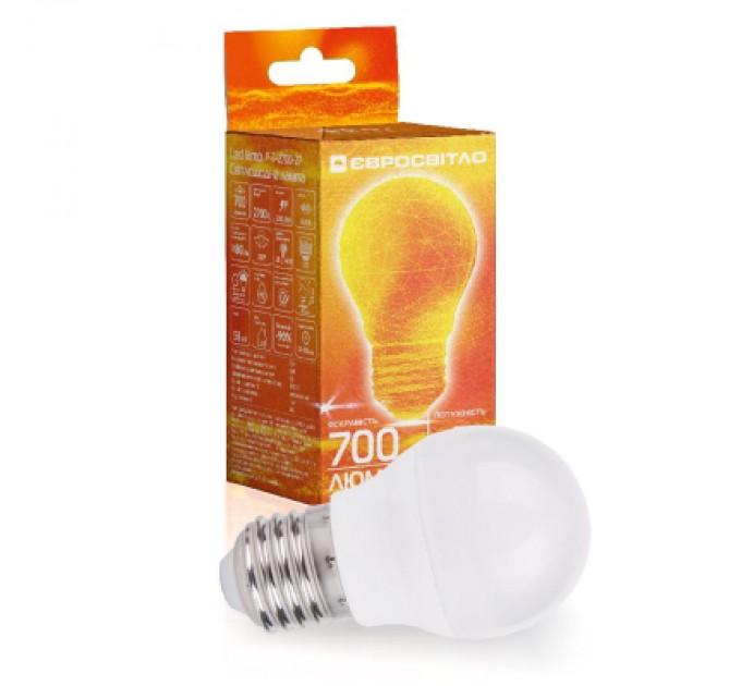 Євросвітло Лампочка Євросвітло 7Вт 2700К P-7-2700-27 Е27