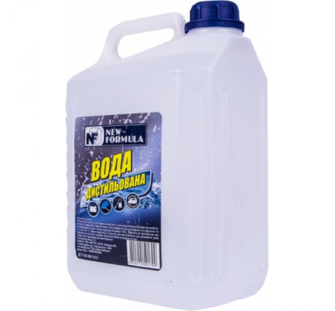NEW FORMULA Вода дистильована NEW FORMULA 5л (4820215591799)