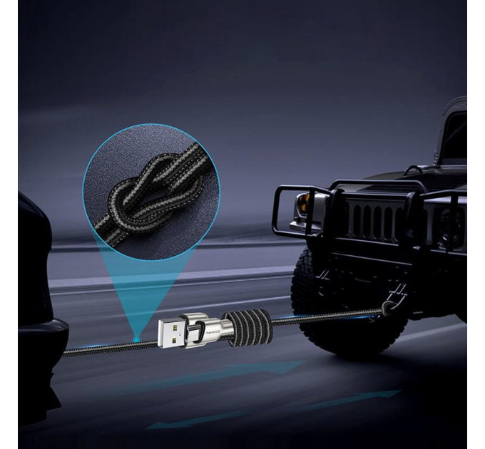 ColorWay Кабель ColorWay USB - micro USB (M/M), Metal Head, 2.4 А, 1 м, Black (CW-CBUM046-BK)