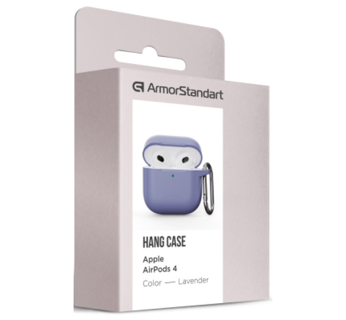 Armorstandart Чохол для навушників Armorstandart Hang Case для Apple AirPods 4 Lavender (ARM81282)