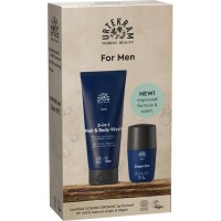 Набір косметики Urtekram Органічний чоловічий Засіб для миття голови і тіла 200 мл + Роликовий дезодорант 50 мл (5701058013954)