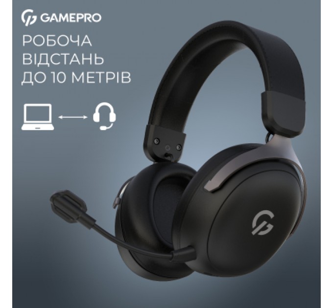 GamePro Навушники GamePro Asgard Freya Pro Wireless Black (HSW201B)