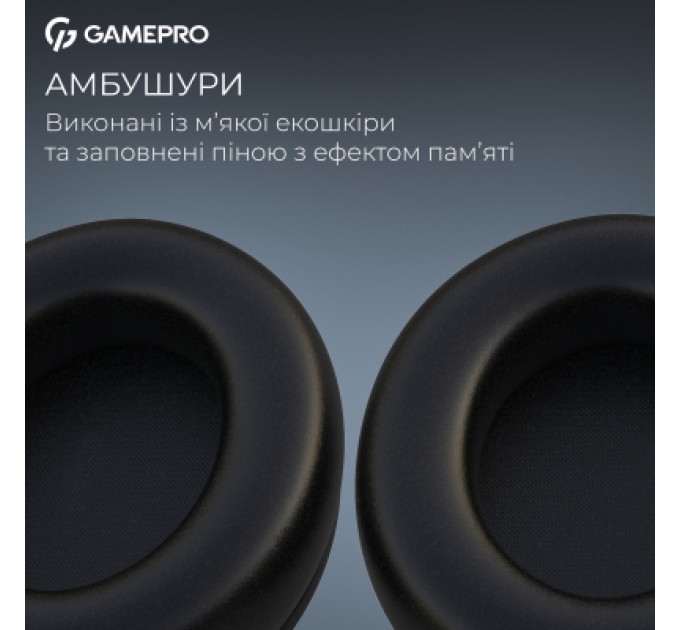 GamePro Навушники GamePro Asgard Freya Pro Wireless Black (HSW201B)