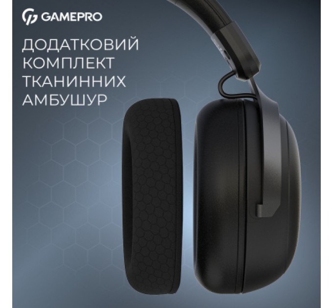 GamePro Навушники GamePro Asgard Freya Pro Wireless Black (HSW201B)