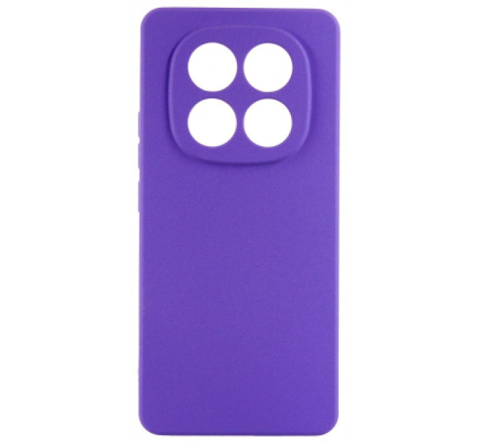 Dengos Чохол до мобільного телефона Dengos Kit Xiaomi Redmi Note 14 Pro case Carbon + glass (Purple) (DG-KM-130)