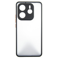 Чохол до мобільного телефона Dengos Matte Xiaomi Redmi Note 14 (Black) (DG-TPU-MATT-155)