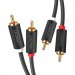 Ugreen Кабель мультимедійний 2xRCA M to 2xRCA M 3.0m AV104 black Ugreen (10519)