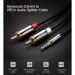 Ugreen Кабель мультимедійний 3.5mm M to 2xRCA M 2.0m AV116 black Ugreen (10584)
