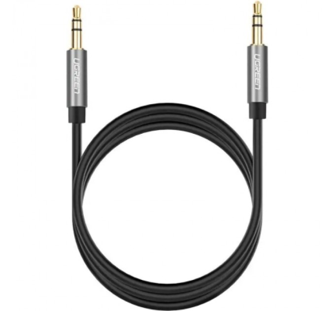 Ugreen Кабель мультимедійний 3.5mm M to 3.5mm M 1.0m AV119 black Ugreen (10733)