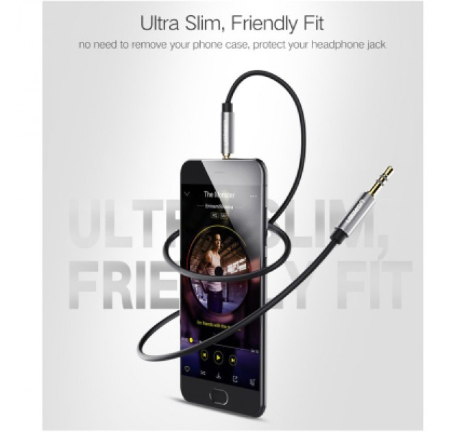 Ugreen Кабель мультимедійний 3.5mm M to 3.5mm M 3.0m AV119 black Ugreen (10736)