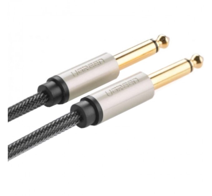 Ugreen Кабель мультимедійний 6.35mm M to 6.35mm M 2.0m AV128 gray Ugreen (10638)