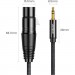 Ugreen Кабель мультимедійний 3.5mm M to XLR F 1.0m AV182 black Ugreen (20763)