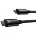 Baseus Дата кабель USB-C to USB-C 1.0m 240W Black Baseus (CAWJ040001)
