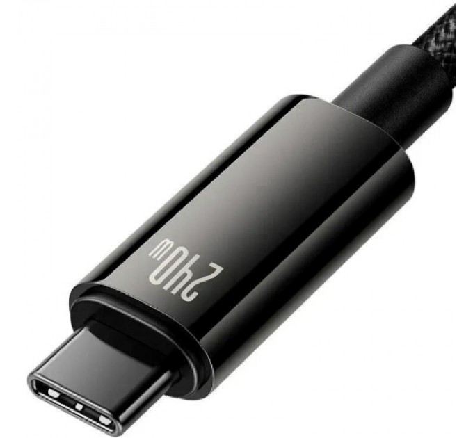 Baseus Дата кабель USB-C to USB-C 1.0m 240W Black Baseus (CAWJ040001)