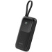 Canyon Батарея універсальна Canyon 10000mAh OnPower 101 PD/22.5W built-in cable Black (CNS-CPB101BK)