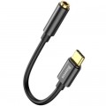 Baseus Перехідник USB-C M to 3.5mm F 0.1m black Baseus (CATL54-01)