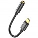 Baseus Перехідник USB-C M to 3.5mm F 0.1m black Baseus (CATL54-01)