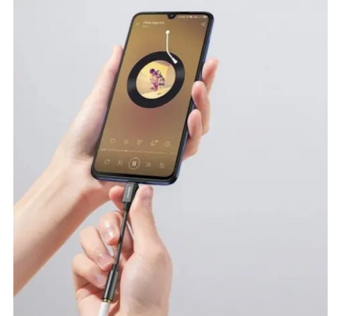 Baseus Перехідник USB-C M to 3.5mm F 0.1m black Baseus (CATL54-01)