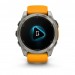 Garmin Смарт-годинник Garmin Fenix 8 47mm AMOLED Sapphire Graphite DLC Titanium with Spark Orange Silicone (010-02904-19)