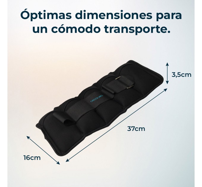 Cecotec Обтяжувачі Cecotec Drumfit AnkleBell 2500 Neo (2шт по 2,5кг) (CCTC-07208)