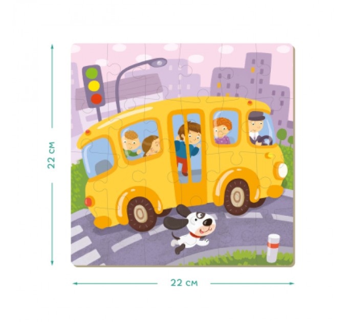 DoDo Пазл DoDo 4 в 1 Транспорт (300132)