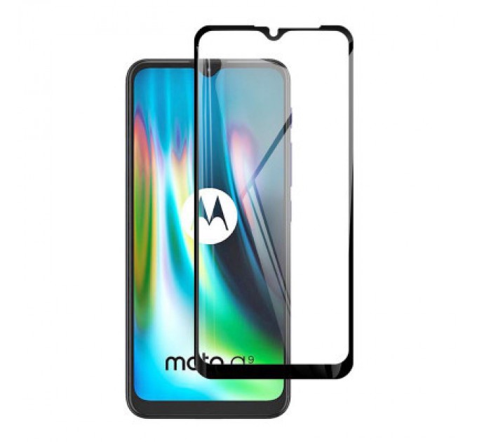 PowerPlant Скло захисне PowerPlant Full screen Motorola Moto G9, Black (GL609376)