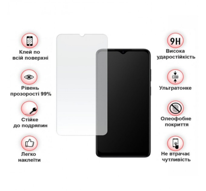 BeCover Скло захисне BeCover Motorola Moto E22/E22i 3D Crystal Clear Glass (709732)