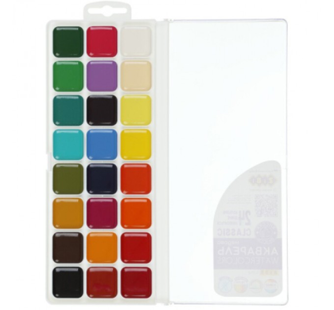 ZiBi Акварельні фарби ZiBi KIDS Line -2 Classic 24 кольора (ZB.6587)