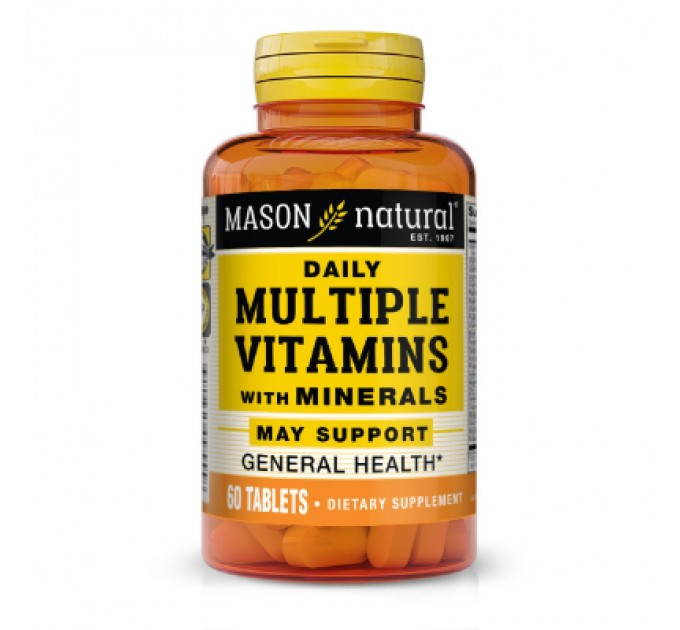 Mason Natural Мультивітамін Mason Natural Мультивітаміни та мінерали на кожен день, Daily Multiple Vit (MAV09555)