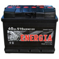 Акумулятор автомобільний ENERGIA 60Аh (000022387)