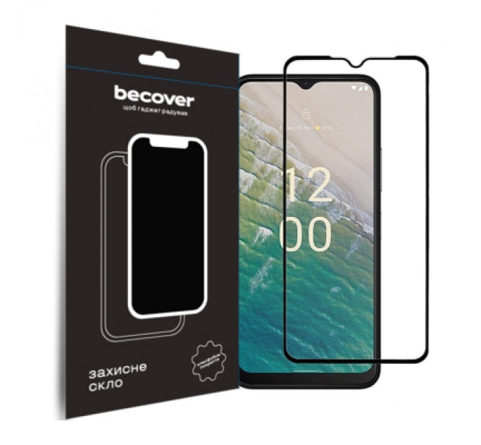 BeCover Скло захисне BeCover Nokia C32 Black (709739)