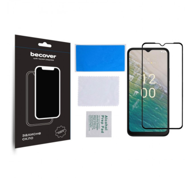 BeCover Скло захисне BeCover Nokia C32 Black (709739)