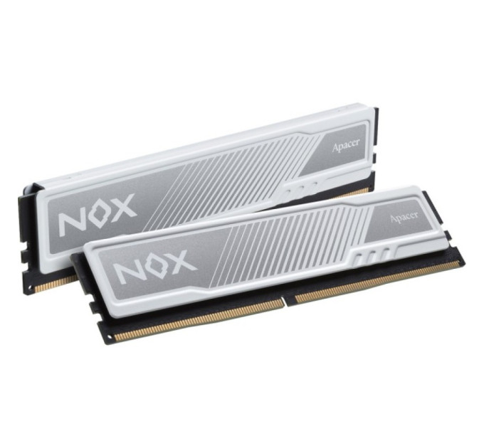Apacer Модуль пам`ятi DDR5 2x16GB/5600 Apacer NOX White (AH5U32G56C522MWAA-2)