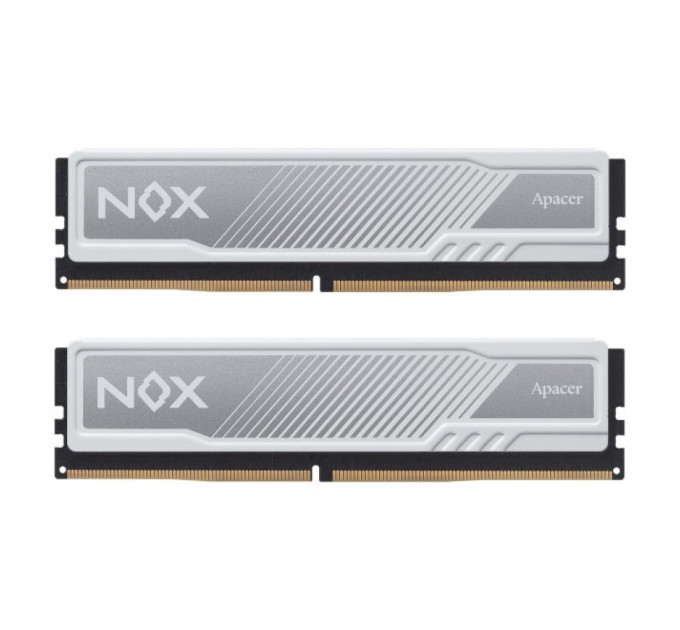 Apacer Модуль пам`ятi DDR5 2x16GB/5600 Apacer NOX White (AH5U32G56C522MWAA-2)