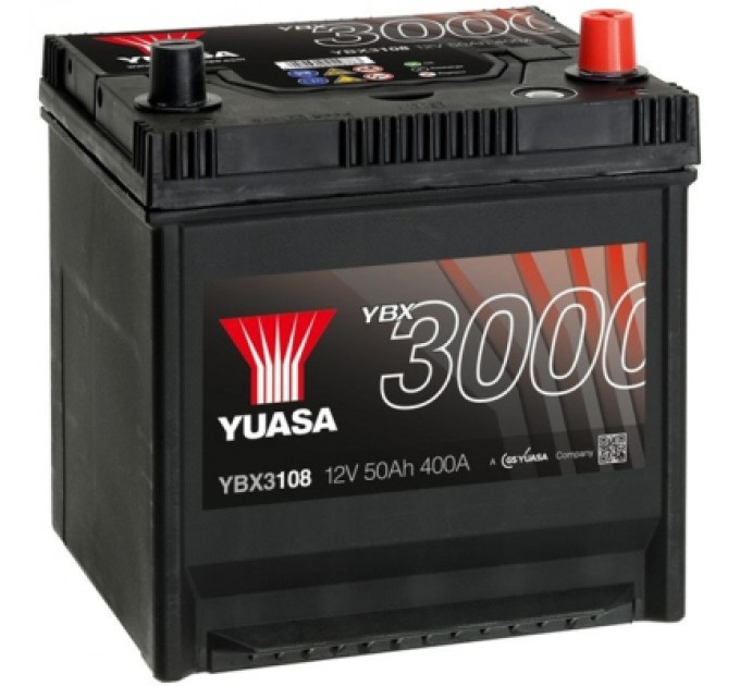 Yuasa Акумулятор автомобільний Yuasa 12V 50Ah SMF Battery (YBX3108)