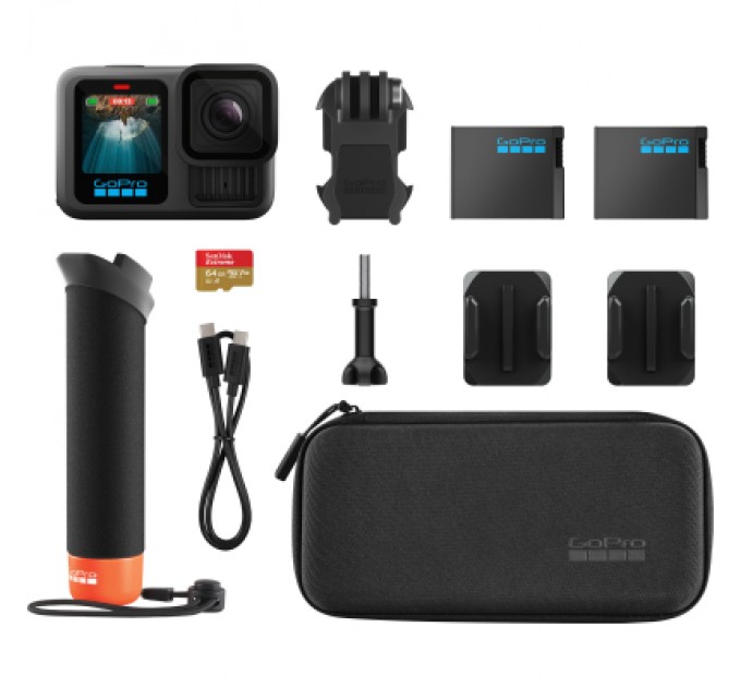 GoPro Екшн-камера GoPro HERO13 Black + Enduro + SD Card + Handler Floating (CHDRB-131-RW)