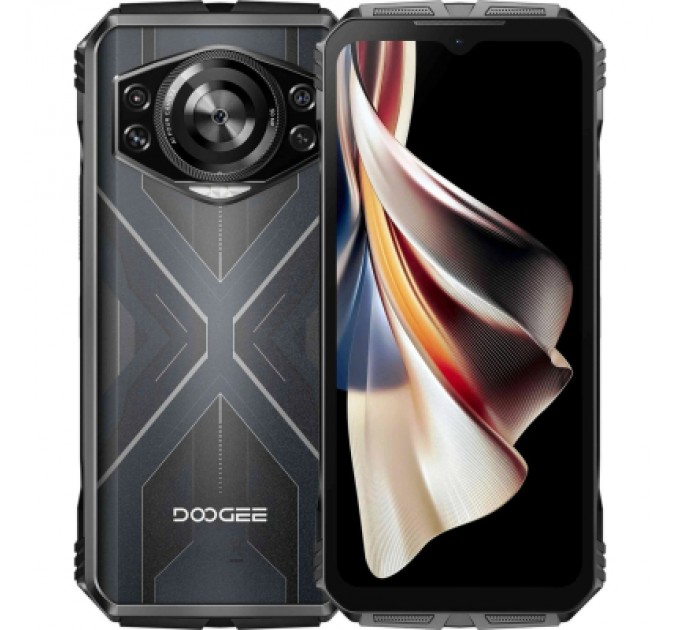 Doogee Мобільний телефон Doogee S cyber 8/256Gb Black Silver (6923740212424)