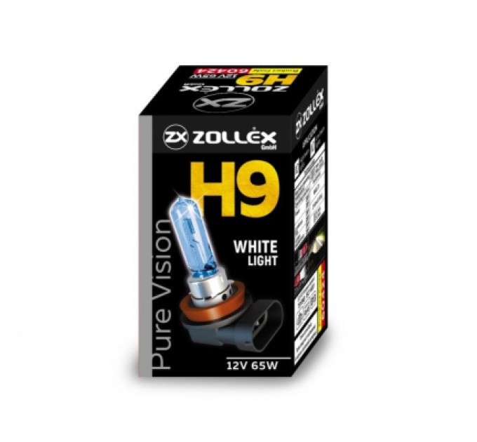 Zollex Автолампа Zollex H9 12V 65W Pure vision (2860424)