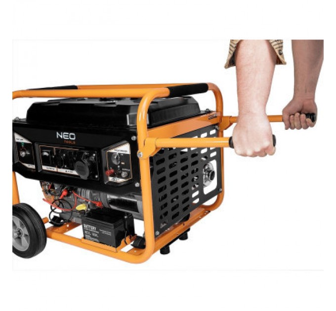 Neo Tools Генератор Neo Tools 230V, 1 фаза, 6/6.5kW, електростарт, AVR (04-731)