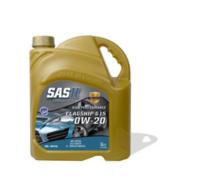 SASH Моторна олива SASH FLAGSHIP G15 0W-20 ILSAC-GF5  5л (109126)