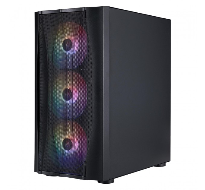 1stPlayer Корпус 1stPlayer X3-M-BK-4F1 Black без БЖ