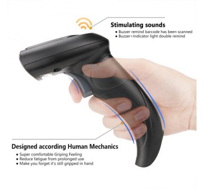 Heroje Сканер штрих-коду Heroje C1270BW 2D USB, Bluetooth (H-C1270BW-0101)