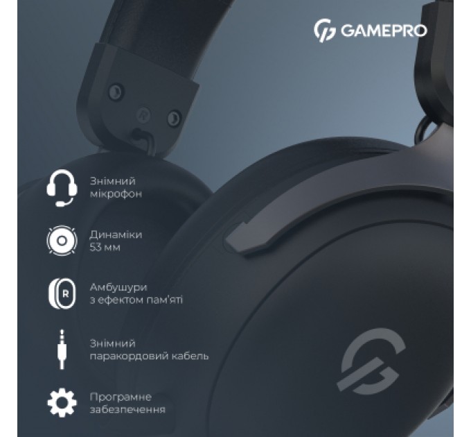 GamePro Навушники GamePro Asgard Freya Black (HS145B)
