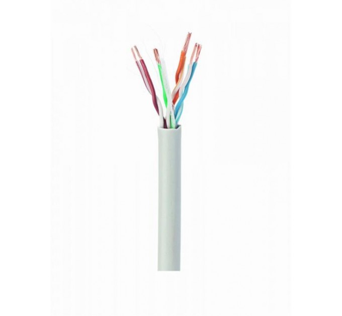 Cablexpert Кабель вита пара Cablexpert (UPC-5004E-L) CAT5e, багатожильний, алюміній під міддю (CCA с AWG24), неекранірований, 305м
