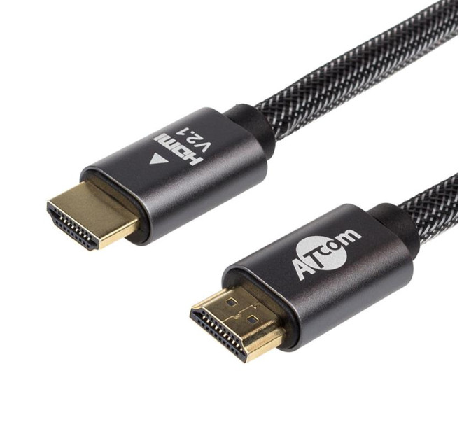 Atcom Кабель Atcom Premium HDMI - HDMI V 2.1 (M/M), 4К, 5 м, Black (AT23785) пакет