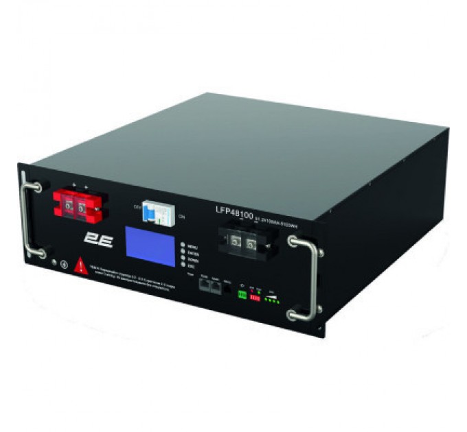 2E Батарея LiFePo4 2E LiFePO4 48V-100Ah, 19" LCD 16S (2E-LFP48100-LCD)