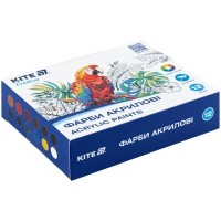 Акрилові фарби Kite Creative 12 кольорів, 20 мл (K-275)