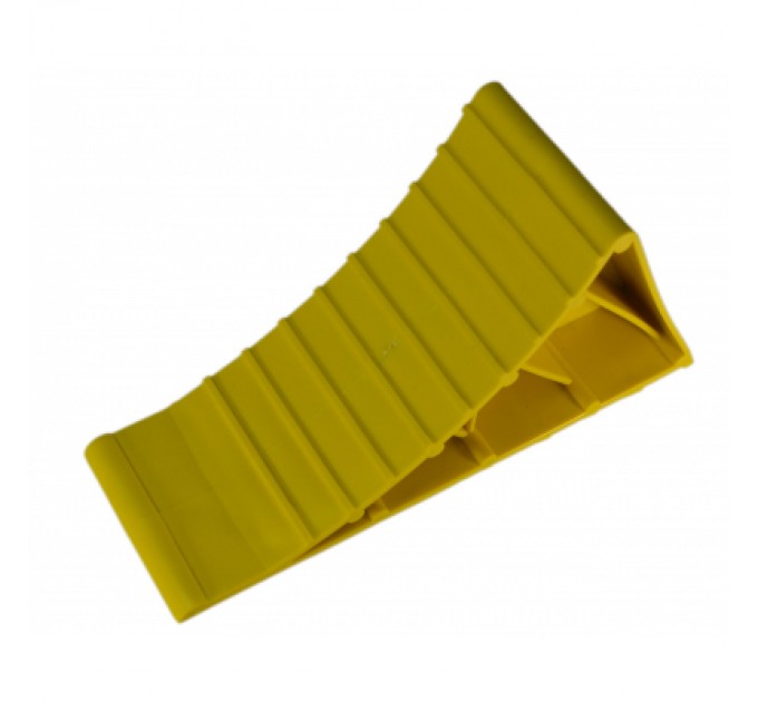 Poputchik Упор під колесо Poputchik пластик жовтий 220 х 80 х 115 (16-040)
