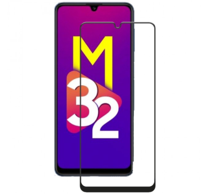 ACCLAB Скло захисне ACCLAB Full Glue Samsung M32 Black (1283126513787)